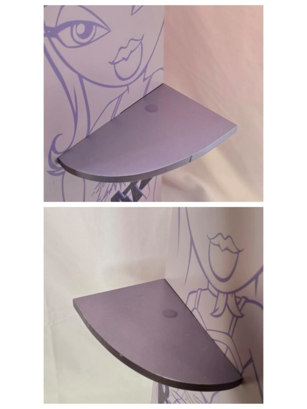 2006 Livin' Bratz Fashion Showcase Wall shelf Purple Y2K Room Decor RARE HTF - Picture 2 of 16